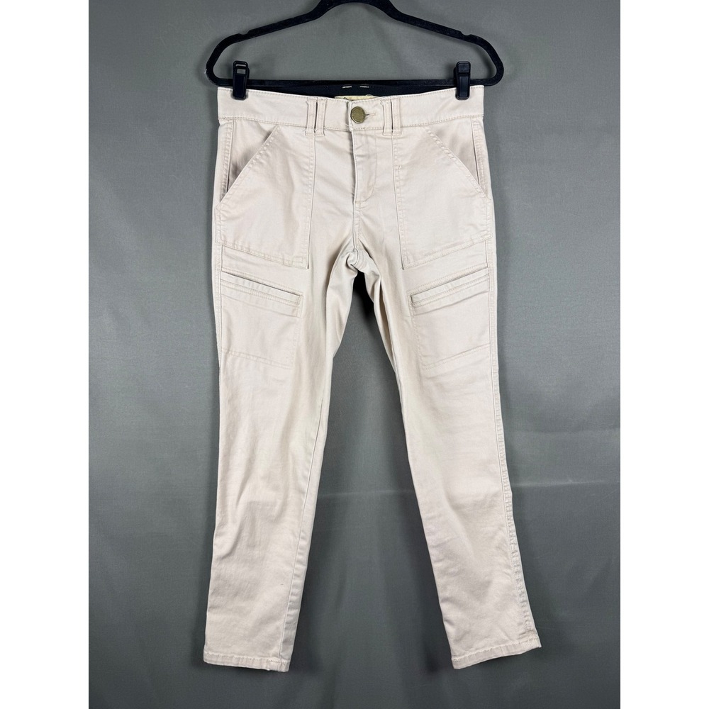 Democracy Cargo Pants Women 6 Tan Ab Technology Straight Leg Utility B1588E8XX